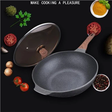 Non-stick aluminium wok